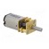 Motor: DC | with gearbox | HPCB 6V | 6VDC | 1.5A | Shaft: D spring | 100: 1 image 8