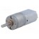 Motor: DC | with gearbox | 6VDC | 2.9A | Shaft: D spring | 46rpm | 313: 1 image 1