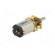 Motor: DC | with gearbox | HPCB 12V | 12VDC | 750mA | Shaft: D spring paveikslėlis 6