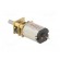 Motor: DC | with gearbox | HPCB 12V | 12VDC | 750mA | Shaft: D spring image 1