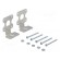 Bracket | silver | for micromotors with gear 120: 1, 200: 1, 228: 1 image 1