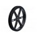 Wheel | black | Shaft: D spring | push-in | Ø: 80mm | Shaft dia: 3mm image 6
