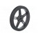 Wheel | black | Shaft: D spring | Pcs: 2 | push-in | Ø: 60mm | W: 8mm image 4