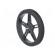 Wheel | black | Shaft: D spring | Pcs: 2 | push-in | Ø: 60mm | W: 8mm image 6