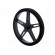Wheel | black | Shaft: D spring | Pcs: 2 | push-in | Ø: 70mm | W: 8mm image 4