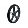 Wheel | black | Shaft: D spring | Pcs: 2 | push-in | Ø: 70mm | W: 8mm image 6