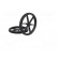 Wheel | black | Shaft: D spring | Pcs: 2 | push-in | Ø: 90mm | W: 10mm image 6