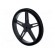 Wheel | black | Shaft: D spring | Pcs: 2 | push-in | Ø: 70mm | W: 8mm image 8