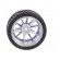 Wheel | blue | Shaft: smooth | Pcs: 2 | screw | Ø: 65mm | Plating: rubber image 7