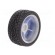 Wheel | blue | Shaft: smooth | Pcs: 2 | screw | Ø: 65mm | Plating: rubber image 6