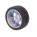 Wheel | blue | Shaft: smooth | screw | Ø: 65mm | Plating: rubber | W: 26mm image 8