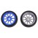 Wheel | blue | Shaft: smooth | Pcs: 2 | screw | Ø: 65mm | Plating: rubber image 1