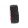 Wheel | red | Shaft: smooth | screw | Ø: 65mm | Plating: rubber | W: 26mm image 5