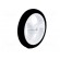 Wheel | white | Shaft: D spring | Pcs: 2 | push-in | Ø: 32mm | W: 7mm image 2