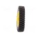Wheel | yellow-black | Shaft: two sides flattened | push-in | Ø: 80mm image 5