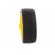 Wheel | yellow-black | Shaft: two sides flattened | Pcs: 2 | push-in paveikslėlis 9
