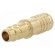 Plug-in nozzle | with bushing | brass | Connection: 13mm фото 1