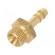 Plug-in nozzle | with bushing | Mat: brass | Connection: 6mm image 1