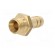 Plug-in nozzle | with bushing | Mat: brass | Connection: 9mm фото 2