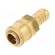 Quick connection coupling EURO | with bushing | brass image 1