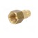 Thread plug-in EURO | nipple | brass | Int.thread: 1/4" image 2