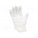 Protective gloves | ESD | S | polyester,PVC,carbon fiber | white paveikslėlis 1