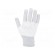 Protective gloves | ESD | S | Features: dissipative | white-gray фото 1
