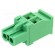 Pluggable terminal block | 5.08mm | ways: 2 | angled 90° | plug | green image 1