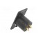 Socket | XLR | male | PIN: 3 | straight | soldering | black | 16A | 27mm image 4