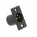 Socket | XLR | male | PIN: 3 | straight | soldering | black | 16A | 27mm фото 8
