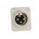 Socket | XLR | male | PIN: 3 | straight | soldering | silver | 16A | 19x24mm фото 9