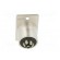 Socket | XLR | male | PIN: 4 | straight | soldering | silver | 10A | 27mm paveikslėlis 5