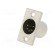 Socket | XLR | male | PIN: 5 | straight | soldering | silver | 7.5A | 27mm image 2