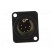 Socket | XLR | male | PIN: 6 | straight | soldering | black | 7.5A | 19x24mm image 9