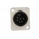 Socket | XLR | male | PIN: 6 | straight | soldering | silver | 7.5A | 19x24mm фото 9