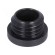 Stopper | M12 | 1.5 | polyamide | black | H: 10mm | Øout: 15mm paveikslėlis 2