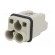 Connector: HDC | contact insert | male | Han Q | PIN: 3 | 2P+PE | size 3A image 6