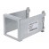 Adapter for DIN rail | Dim: 45x45mm | Dimensions: 48x48mm image 1