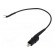 Ground/earth cable | 300V | fork terminal,crocodile clip | black image 1