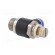 Throttle-check valve | -0.95÷15bar | nickel plated brass,PBT image 6