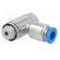 Throttle-check valve | 0.2÷10bar | zinc casting chrome | 185l/min paveikslėlis 8