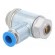 Throttle-check valve | 0.2÷10bar | zinc casting chrome | 400l/min image 1