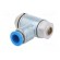 Throttle-check valve | 0.2÷10bar | zinc casting chrome | 475l/min image 2