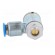 Throttle-check valve | 0.2÷10bar | zinc casting chrome | 475l/min paveikslėlis 3