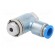 Throttle-check valve | 0.2÷10bar | zinc casting chrome | 475l/min paveikslėlis 8