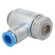 Throttle-check valve | 0.2÷10bar | zinc die-cast | NBR rubber | 8mm фото 1