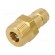 Connector | connector pipe | max.15bar | Enclos.mat: brass | Seal: FPM image 2