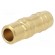 Connector | connector pipe | max.15bar | Enclos.mat: brass | Seal: FPM image 1