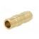 Connector | connector pipe | max.15bar | Enclos.mat: brass | Seal: FPM image 2