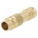 Connector | connector pipe | 0÷35bar | brass | NW 7,2,hose 10mm image 1